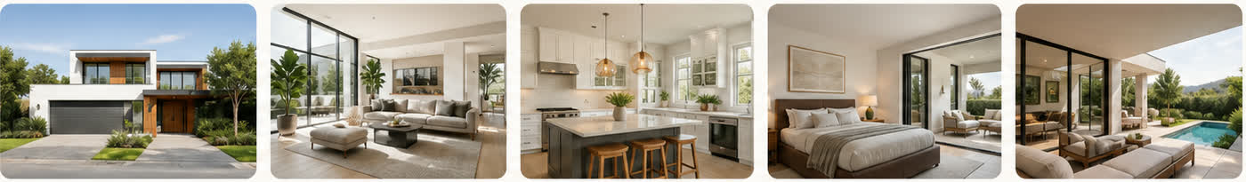 Property listing photo sequence